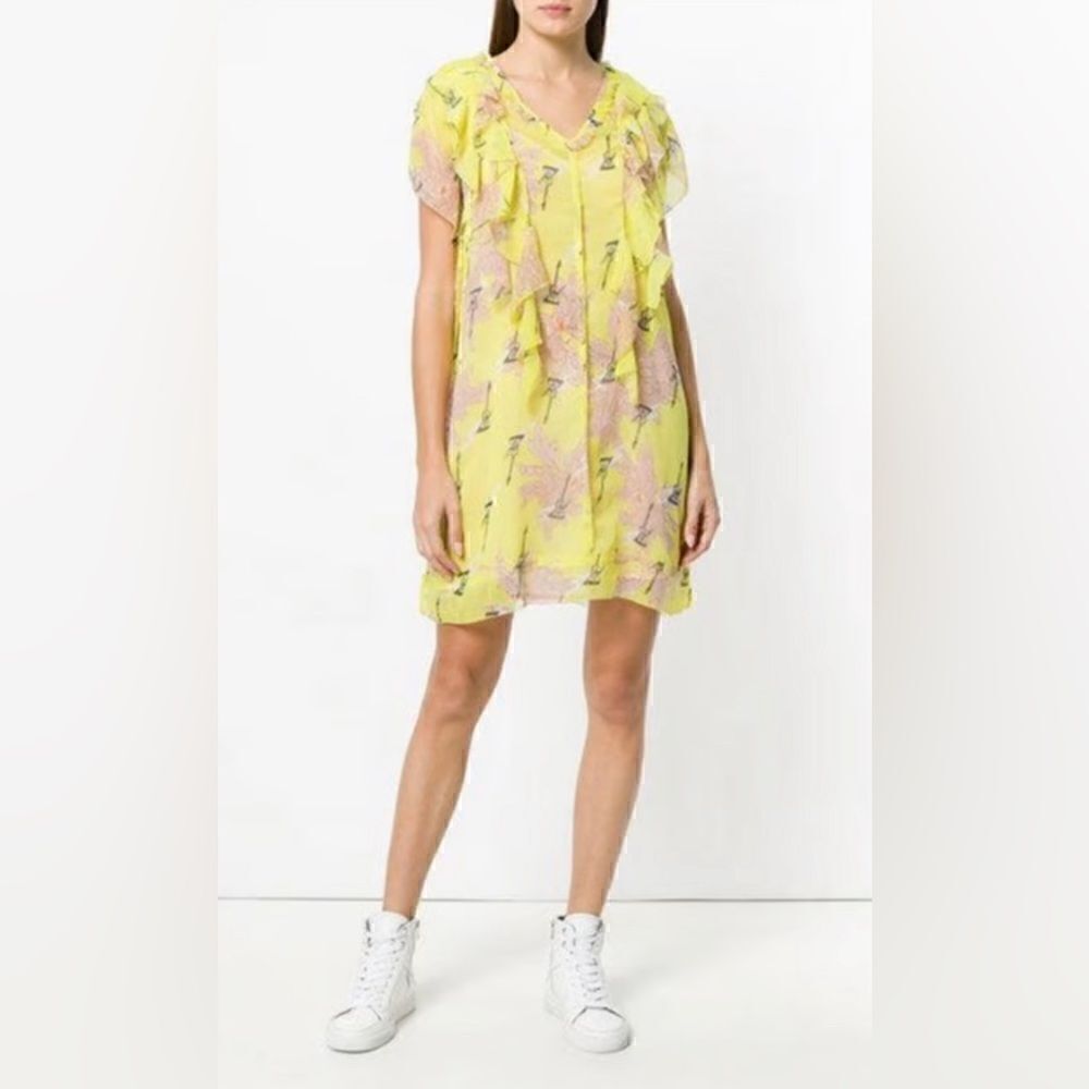 Zadig&Voltaire Rivel Floral Chiffon Dress. NWT